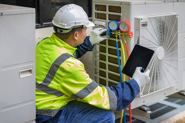 Professional Hvac technician working in Hanover, OH